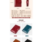 2026年新款真皮女士钱包多功能防盗刷卡包短款大容量折叠拉链钱夹